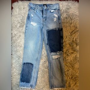 BDG Boyfriend Jeans Patchwork